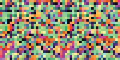 Pixelated Colorful Vibrant Geometric grid modern abstract pixel Noise Vector texture, Tile seamless pattern background