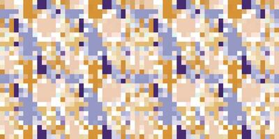 Pixelated Colorful Vibrant Geometric grid modern abstract pixel Noise Vector texture, Tile seamless pattern background