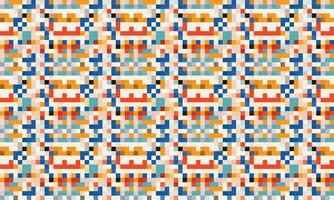 Pixelated Colorful Vibrant Geometric grid modern abstract pixel Noise Vector texture, Tile seamless pattern background