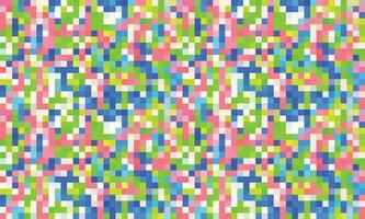Pixelated Colorful Vibrant Geometric grid modern abstract pixel Noise Vector texture, Tile seamless pattern background
