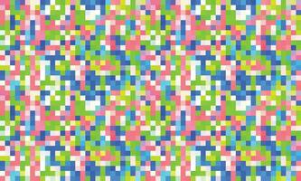 Pixelated Colorful Vibrant Geometric grid modern abstract pixel Noise Vector texture, Tile seamless pattern background