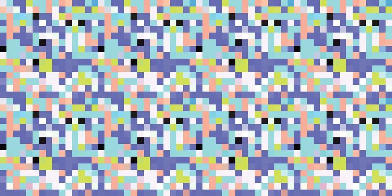 Pixelated Colorful Vibrant Geometric grid modern abstract pixel Noise Vector texture, Tile seamless pattern background