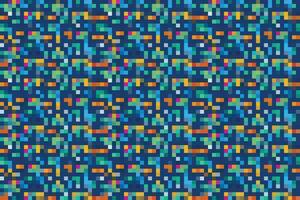 Pixelated Colorful Vibrant Geometric grid modern abstract pixel Noise Vector texture, Tile seamless pattern background