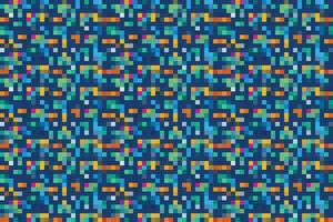 Pixelated Colorful Vibrant Geometric grid modern abstract pixel Noise Vector texture, Tile seamless pattern background