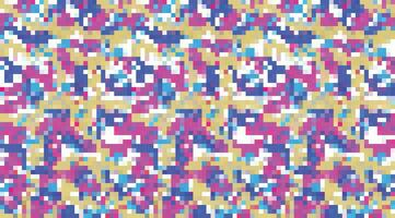 Pixelated Colorful Vibrant Geometric grid modern abstract pixel Noise Vector texture, Tile seamless pattern background