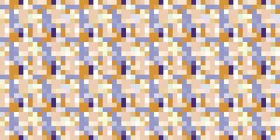 Pixelated Colorful Vibrant Geometric grid modern abstract pixel Noise Vector texture, Tile seamless pattern background