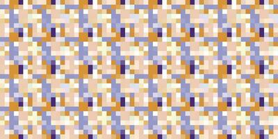 Pixelated Colorful Vibrant Geometric grid modern abstract pixel Noise Vector texture, Tile seamless pattern background