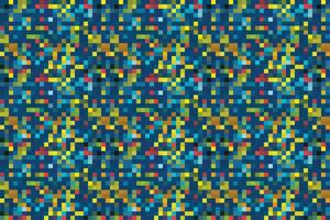 Pixelated Colorful Vibrant Geometric grid modern abstract pixel Noise Vector texture, Tile seamless pattern background