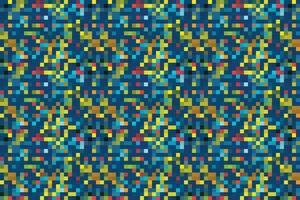 Pixelated Colorful Vibrant Geometric grid modern abstract pixel Noise Vector texture, Tile seamless pattern background