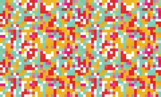 Pixelated Colorful Vibrant Geometric grid modern abstract pixel Noise Vector texture, Tile seamless pattern background