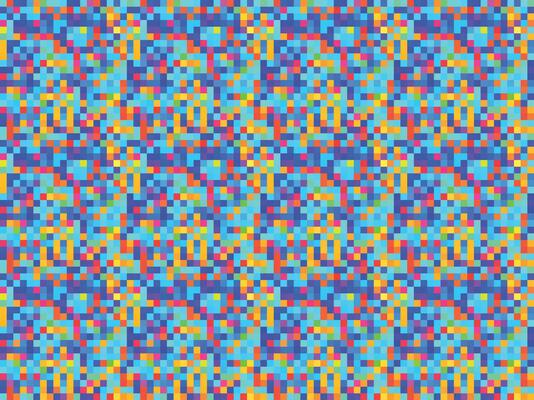 Pixelated Colorful Vibrant Geometric grid modern abstract pixel Noise Vector texture, Tile seamless pattern background