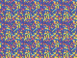 Pixelated Colorful Vibrant Geometric grid modern abstract pixel Noise Vector texture, Tile seamless pattern background