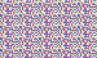 Pixelated Colorful Vibrant Geometric grid modern abstract pixel Noise Vector texture, Tile seamless pattern background