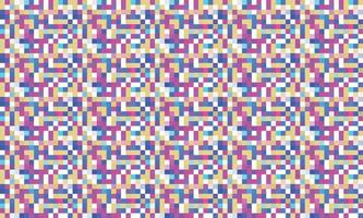 Pixelated Colorful Vibrant Geometric grid modern abstract pixel Noise Vector texture, Tile seamless pattern background