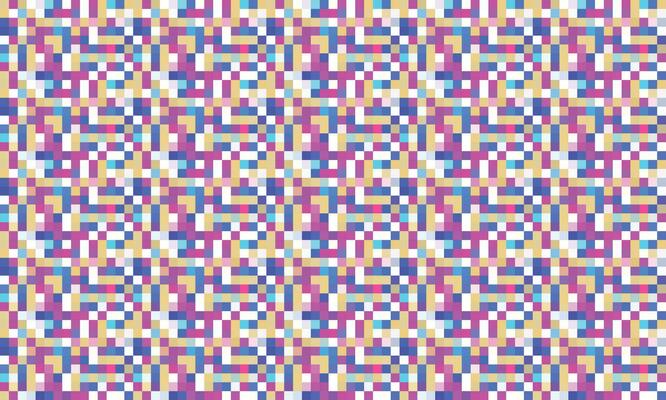 Pixelated Colorful Vibrant Geometric grid modern abstract pixel Noise Vector texture, Tile seamless pattern background