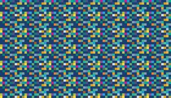 Pixelated Colorful Vibrant Geometric grid modern abstract pixel Noise Vector texture, Tile seamless pattern background