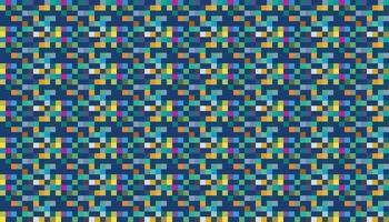 Pixelated Colorful Vibrant Geometric grid modern abstract pixel Noise Vector texture, Tile seamless pattern background