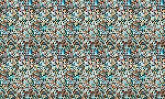 Pixelated Colorful Vibrant Geometric grid modern abstract pixel Noise Vector texture, Tile seamless pattern background