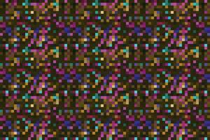 Pixelated Colorful Vibrant Geometric grid modern abstract pixel Noise Vector texture, Tile seamless pattern background