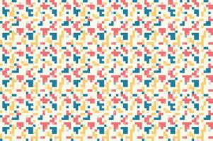 Pixelated Colorful Vibrant Geometric grid modern abstract pixel Noise Vector texture, Tile seamless pattern background