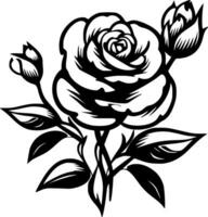 Roses - High Quality Vector Logo - Vector illustration ideal for T-shirt graphic