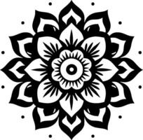 Mandala, Minimalist and Simple Silhouette - Vector illustration