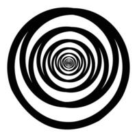 hypnotist circle icon vector i