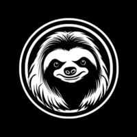 Sloth, Minimalist and Simple Silhouette - Vector illustration