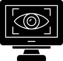 Eye Tracking Vector Icon Design