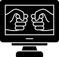 Fighting Game Vector Icon Design