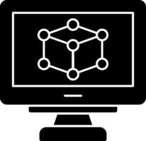 3d Model Vector Icon Design