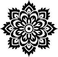 Mandala - Minimalist and Flat Logo - Vector illustration