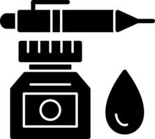 diseño de icono de vector de tinta