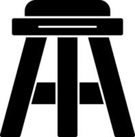 Stool Vector Icon Design