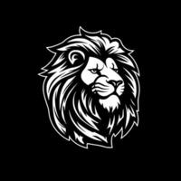 Lion - Minimalist and Flat Logo - Vector illustration