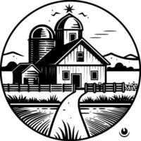 Farmhouse - High Quality Vector Logo - Vector illustration ideal for T-shirt graphic