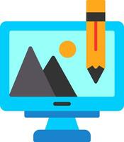 Digital Art Vector Icon Design