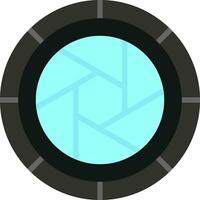 Camera Lens Vector Icon Design