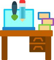 Desk Vector Icon Design