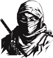 japonés ninja personaje ai generativo png