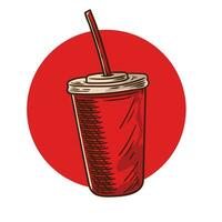 Drink Coke vector art