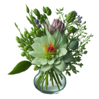 vattenfärg blommig design, vattenfärg blommig blomma, vattenfärg blombukett, vattenfärg bukett blomma, bröllop blomma, vattenfärg blommig design, botanisk blomma, akvarell dekoration, ai genererad png