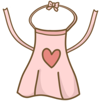 Baking stuff in cute pink color illustration png