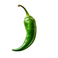 Chili, Grün Chili, Grün Chili png, Chili transparent Hintergrund, ai generiert png