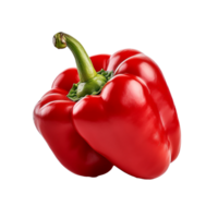 Red Capsicum, Red Capsicum Png, Transparent Background, AI Generated png