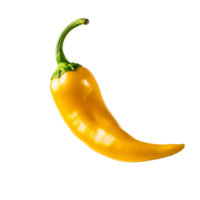 amarillo chile, amarillo chile png, transparente fondo, ai generado png