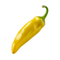 Yellow Chili, Yellow Chili Png, Transparent Background, AI Generated png