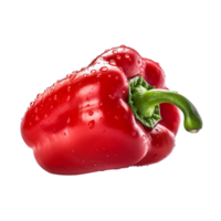 Red Capsicum, Red Capsicum Png, Transparent Background, AI Generated png