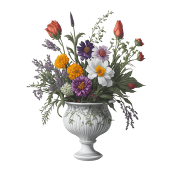 floral acuarela ilustración, acuarela floral diseño, elegante acuarela floral guirnalda con delicado verdor png transparente fondo, floral rama. Boda concepto con flores, ai generado