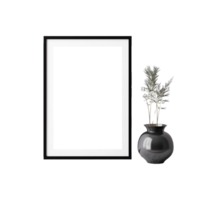 White Frame Png, White Luxury Frame, Transparent Background, AI Generated png